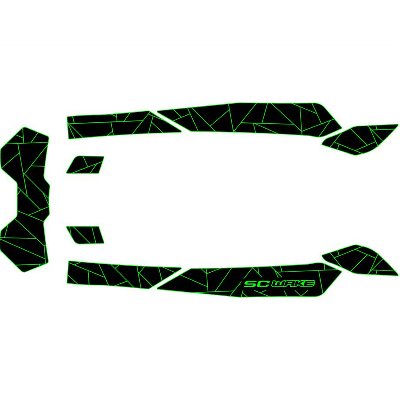 SC Wake Sea Doo Spark Trixx 3-Up '18-21 Waverunner Jet Ski Traction Mat Kit