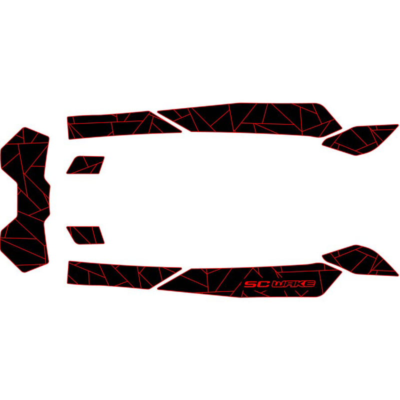 SC Wake Sea Doo Spark Trixx 3-Up '18-21 Waverunner Jet Ski Traction Mat Kit