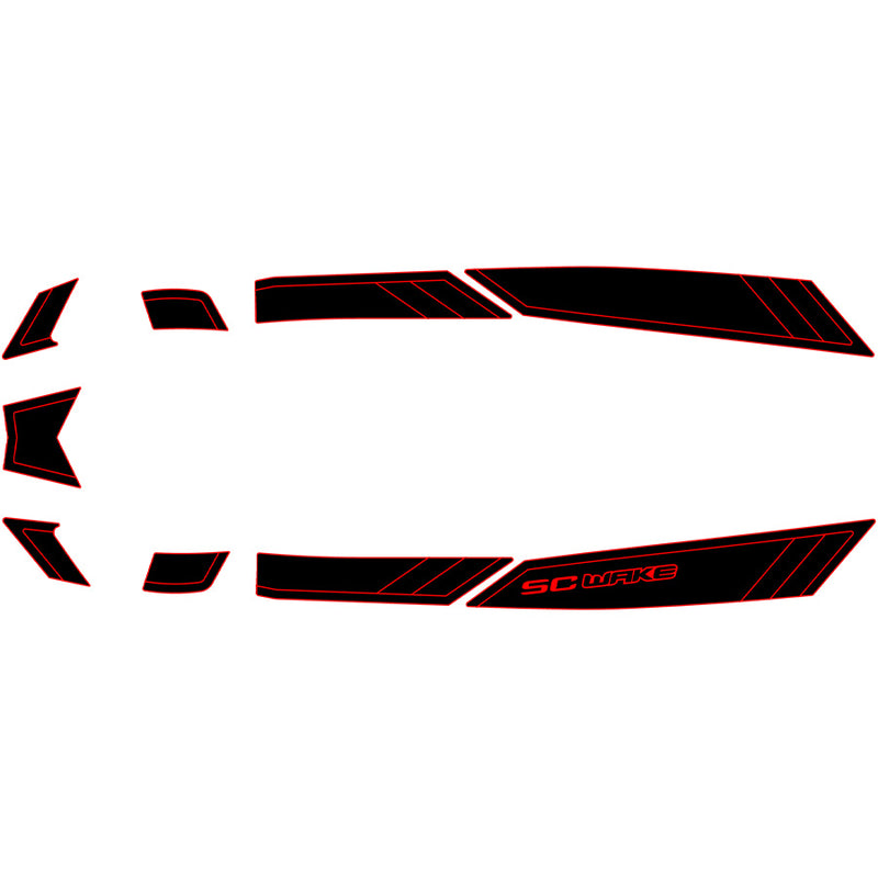 SC Wake Sea Doo Spark Trixx 2-Up '17-21 Waverunner Jet Ski Traction Mat Kit