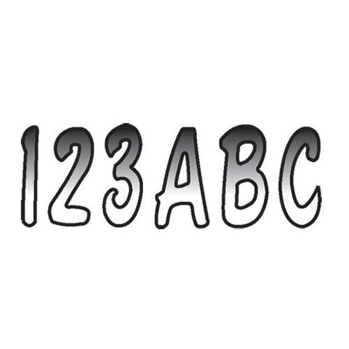 White/Black Registration Number Kits