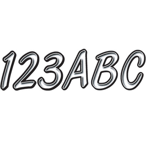 White/Black Registration Number Kits