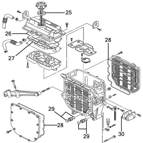 Yamaha 4-Stroke 1000 FX '05-08, FX140 '02-04, FX Cruiser '03-08 Individual Gaskets