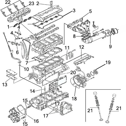 Yamaha 4-Stroke 1800 FX / Cruiser HO'09-12, VXR/VXS '11-12- Individual Gaskets