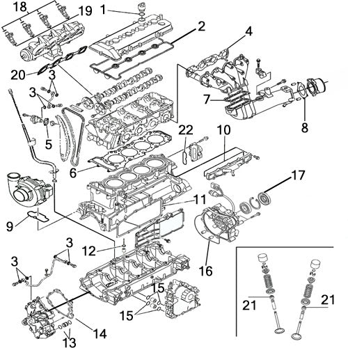 Yamaha 4-Stroke 1800 FX SHO '15, FX Cruiser SHO '15-18, FX Cruiser SVHO '14-18, FZR/FZS '14-16 - Individual Gaskets