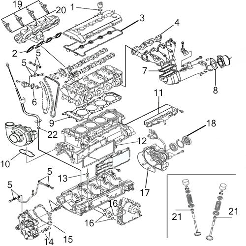 Yamaha 1800 FX SHO '11/15, FX Cruiser '11-16, FZR/FZS 1800 '11-13, GPR SVHO 1800 '21-23 Individual Gaskets