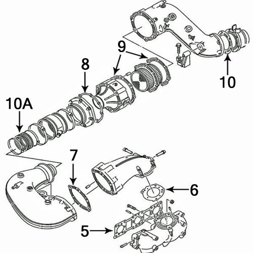 Yamaha GP1300R '03-04 Individual Gaskets