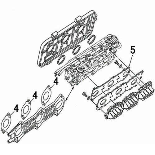 Yamaha GP1200R '00-02, XL1200 Ltd. '99-05 Individual Gaskets