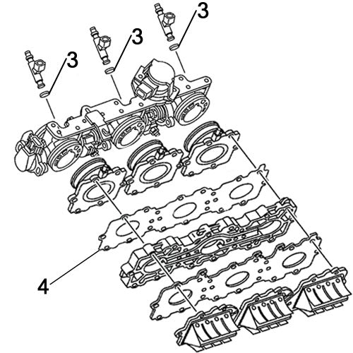 Yamaha GP1300R '03-04 Individual Gaskets