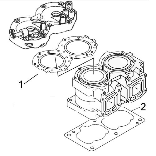 Yamaha 701 Super Jet '96-15 Individual Gaskets