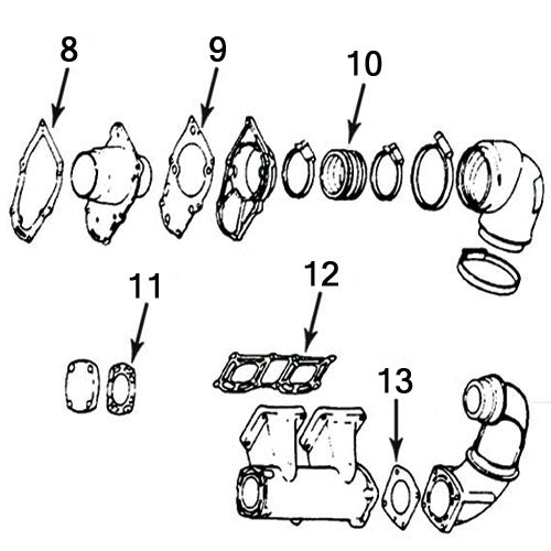 Yamaha Super Jet 650 '90-93 Individual Gaskets