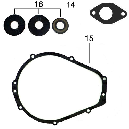 Yamaha WR III 650 '90-93 Individual Gaskets