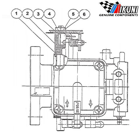 Mikuni SBN Throttle Lever Parts