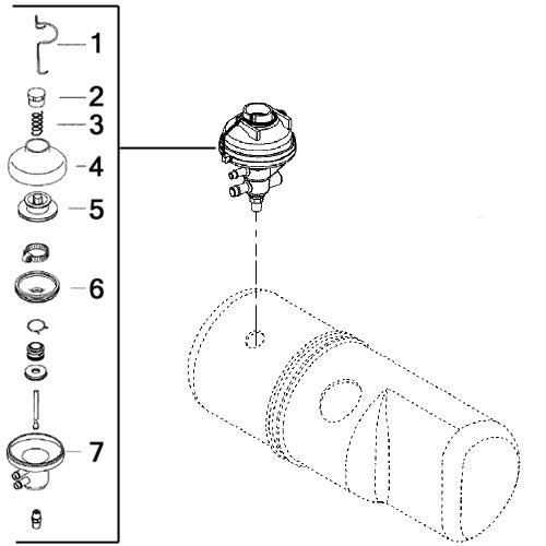 Sea Doo 800 GTi RFI Waterbox '04-05 Power Valve Rebuild Kit