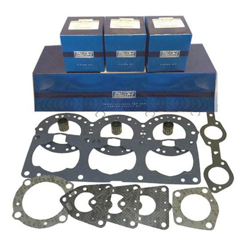 Yamaha 1200 Power Valve Motor '01-05 - WSM Platinum Series Piston Kit - 2-Stroke